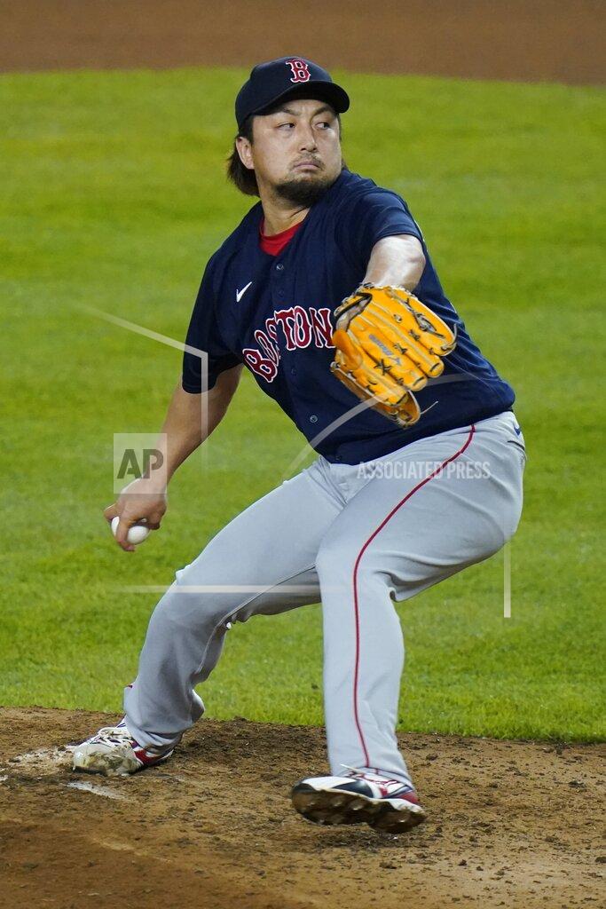 Frank Franklin Ii Boston Red Sox's Hirokazu Sawamura, of Japan, delivers a pitch during the seventh inning of a baseball game against the New York Yankees, Friday, June 4, 2021, in New York. (AP Photo/Frank Franklin II)