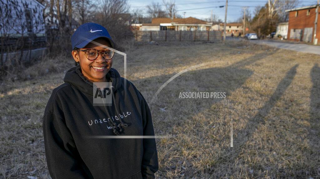 Derik Holtmann Eugenia Alexander is planning to build a creative green safe space for the community serving the city of East Saint Louis at the intersection of Trendley Ave. and 11th St. (Derik Holtmann/Belleville News-Democrat via AP)