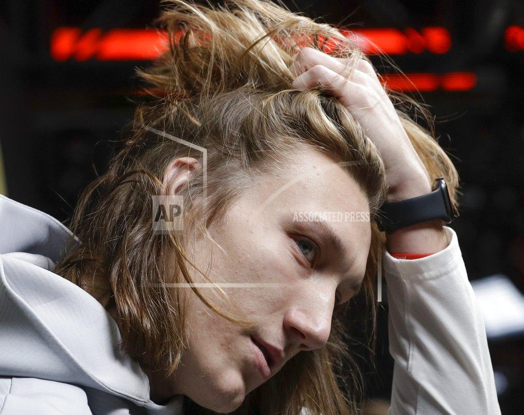 David J. Phillip Clemson's Trevor Lawrence answers questions during media day for the NCAA college football playoff championship game Saturday, Jan. 5, 2019, in Santa Clara, Calif. (AP Photo/David J. Phillip)