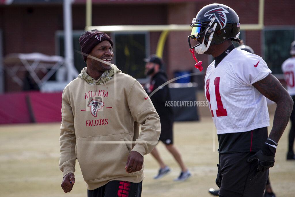 Julio Jones Atlanta Falcons coach Lance Schulters talks to wide receiver Julio Jones, right, during practice. Schulters faced a dilemma when his decade as an NFL player was ending. Schulters knew he wanted to continue in the game, possibly in coaching. The problem: He was told to basically start from scratch, sort of like a proven chef being told to work the grill at McDonald's.(Kara Durrette/Atlanta Falcons via AP)