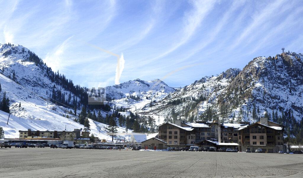 FILE - This Dec. 16, 2011, file photo, shows the base village at Squaw Valley in Olympic Valley, Calif. Conservationists trying to block expansion of the Lake Tahoe ski resort that hosted the 1960 Winter Olympics say the developer is trying to hide the environmental impacts of a dramatic traffic increase that could also cause dangerous delays during a wildfire evacuation. Sierra Watch says it's a