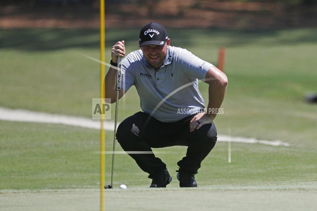 Gerry Broome Matthew NeSmith lines up a putt on the eighth green during the third round of the RBC Heritage golf tournament, Saturday, June 20, 2020, in Hilton Head Island, S.C. (AP Photo/Gerry Broome)