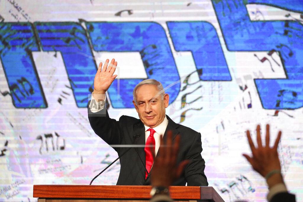 Ariel Schalit FILE - In this Wednesday, March 24, 2021, file photo, Israeli Prime Minister Benjamin Netanyahu waves to his supporters after the first exit poll results for the Israeli parliamentary elections at his Likud party's headquarters in Jerusalem. Netanyahu missed a midnight deadline for putting together a new coalition government. His failure to reach an agreement late Tuesday, May 4, 2021, raises the possibility that Netanyahu’s Likud party could be pushed into the opposition for the first time in 12 years. (AP Photo/Ariel Schalit, File)