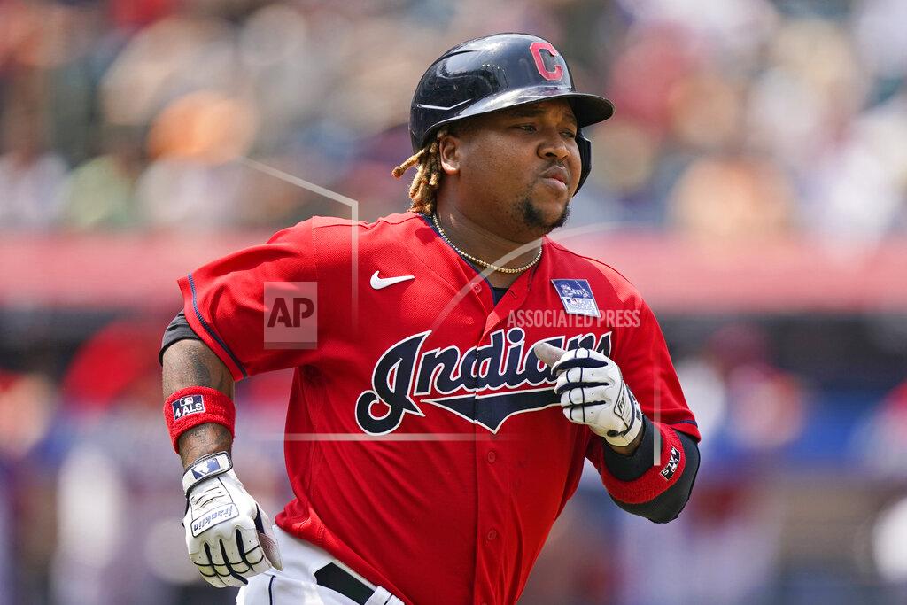 Tony Dejak Cleveland Indians' Jose Ramirez runs the bases after hitting a solo home run in the third inning of a baseball game against the St. Louis Cardinals, Wednesday, July 28, 2021, in Cleveland. (AP Photo/Tony Dejak)