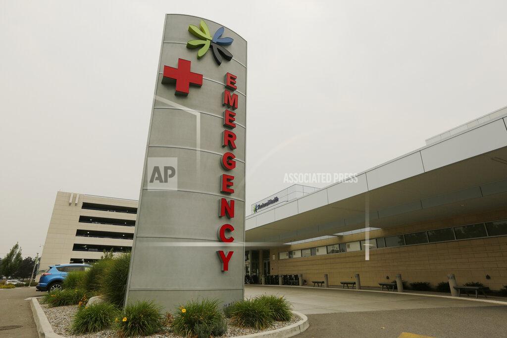 Young Kwak An emergency department sign is photographed at Kootenai Health, Friday, Sept. 10, 2021, in Coeur d'Alene, Idaho. Northern Idaho has a long and deep streak of antigovernment activism that is confounding attempts to battle a COVID-19 outbreak. (AP Photo/Young Kwak)