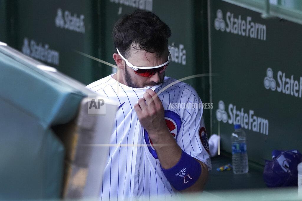 Charles Rex Arbogast Chicago Cubs' Kris Bryant heads to the clubhouse after a 7-4 loss to the Cincinnati Reds in a baseball game Thursday, July 29, 2021, in Chicago. (AP Photo/Charles Rex Arbogast)