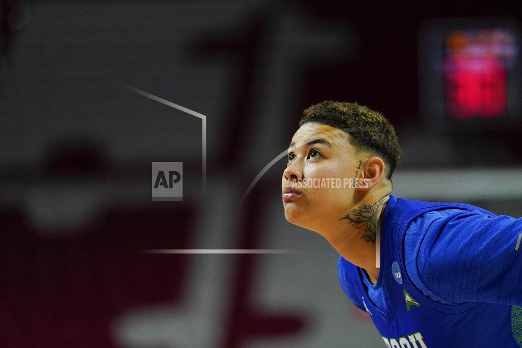 Julio Cortez Florida Gulf Coast guard Kierstan Bell looks on as Maryland attempts a free throw during the second half of a college basketball game in the second round of the NCAA tournament, Sunday, March 20, 2022, in College Park, Md. Maryland won 89-65. (AP Photo/Julio Cortez)