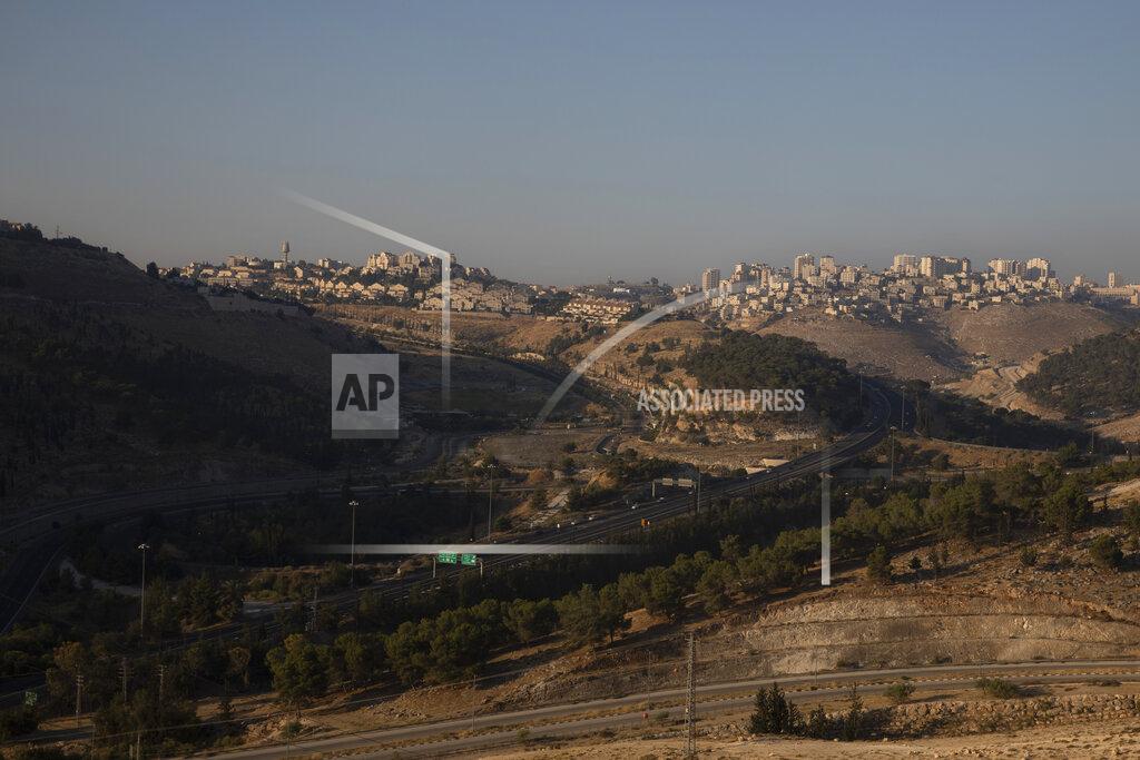 Sebastian Scheiner This Monday, June 29, 2020 photo shows the Israeli settlement of Maale Adumim, in the West Bank. The U.N.'s human rights chief Michelle Bachelet said that Israel's plan to begin annexing parts of the occupied West Bank would have "disastrous" consequences for the region, issuing her dire warning as senior U.S. and Israeli officials were meeting in Jerusalem trying to finalize the move. (AP Photo/Sebastian Scheiner)