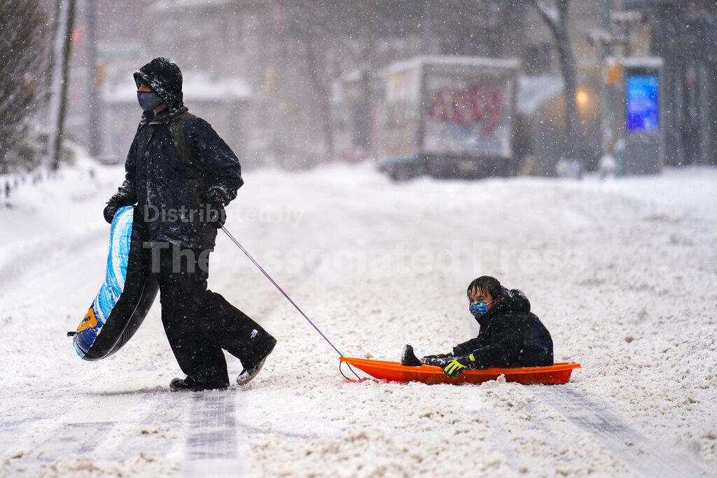 Winter Weather New York Buy Photos AP Images DetailView