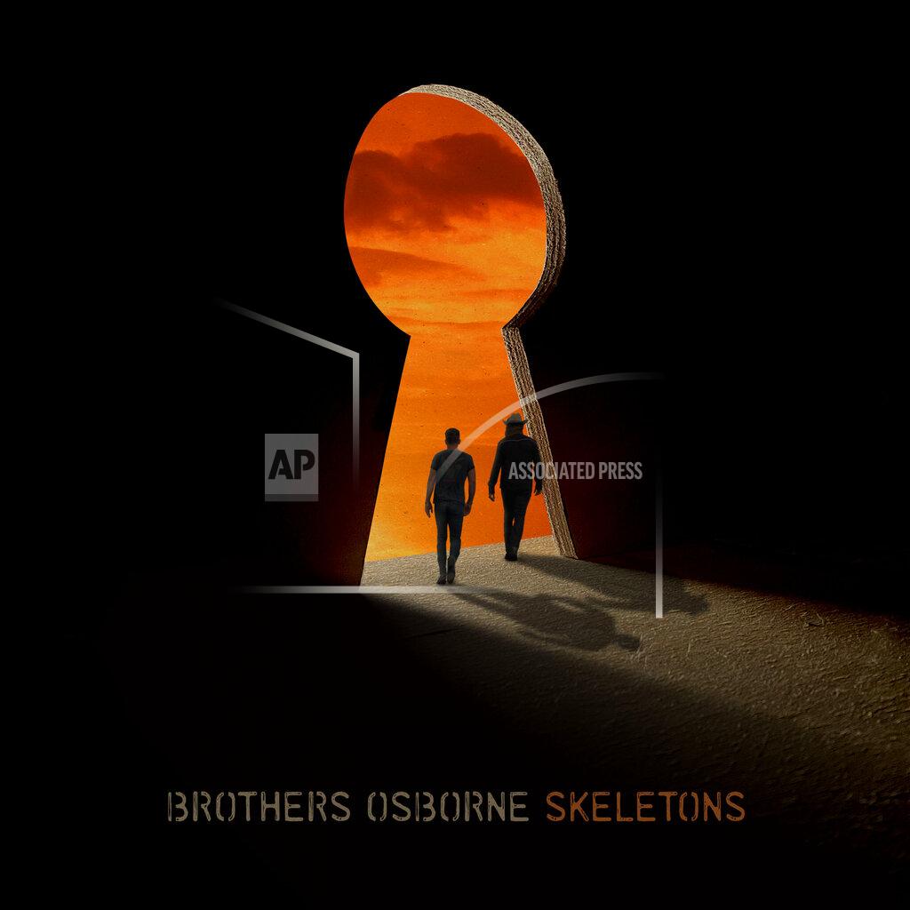 This cover image released by EMI Records Nashville shows "Skeletons," a release by Brothers Osborne. (EMI Records Nashville via AP)