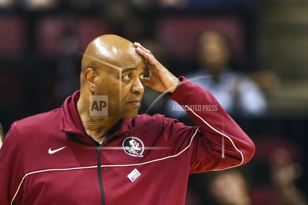 Phil Sears Florida State head coach Leonard Hamilton reacts in the second half of an NCAA college basketball game against Miami in Tallahassee, Fla., Tuesday, Jan. 24, 2023. (AP Photo/Phil Sears)