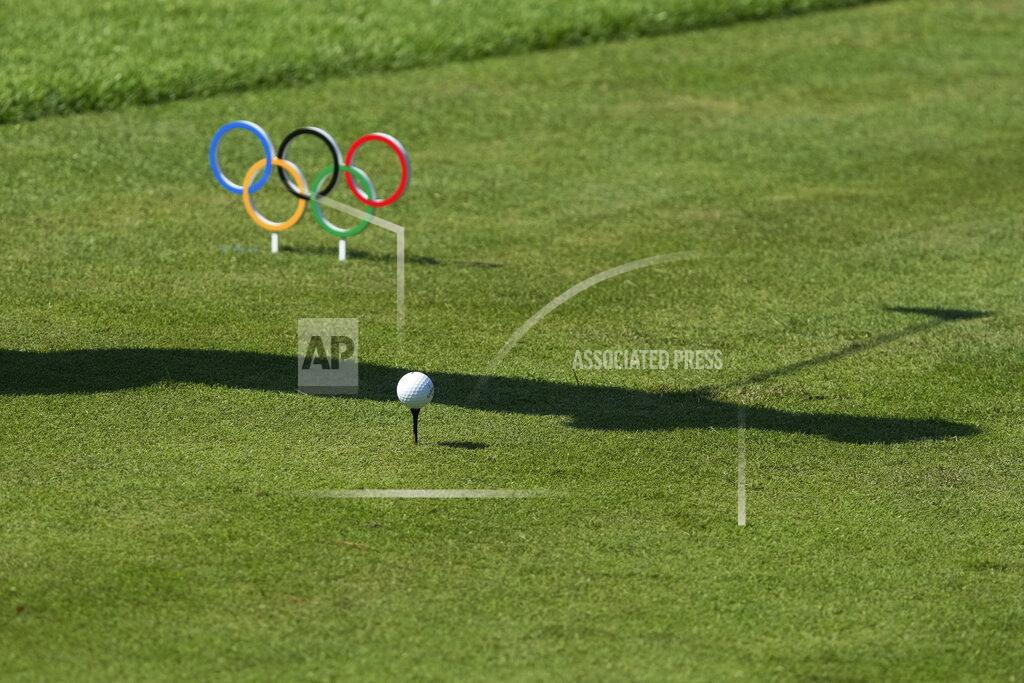 Andy Wong Xander Schauffele, of the United States hits a tee shot on the 14th hole during the final round of the men's golf event at the 2020 Summer Olympics on Sunday, Aug. 1, 2021, in Kawagoe, Japan. (AP Photo/Andy Wong)