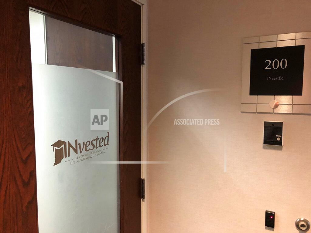 Tom Davies This June 1, 2021, photo shows the entrance to the INvestED offices in Carmel, Ind. The little-known Indiana state agency has been tapped to oversee a new program helping workers obtain short-term training certifications that received $75 million from the state's federal COVID-19 relief funding despite receiving little public discussion and few details on the money would be spent. (AP Photo/Tom Davies)