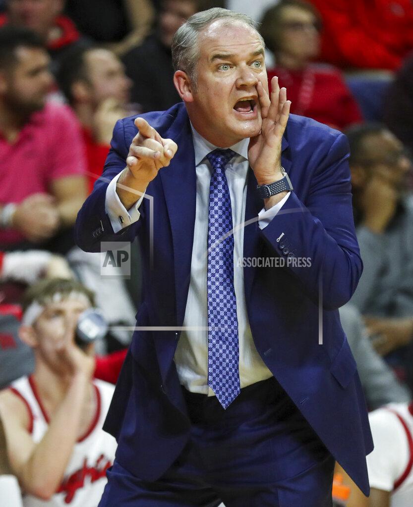 Andrew Mills Rutgers coach Steve Pikiell works from the sideline during the first half of an NCAA college basketball game against Wisconsin in Piscataway, N.J., Wednesday, Dec. 11, 2019. (Andrew Mills/NJ Advance Media via AP)