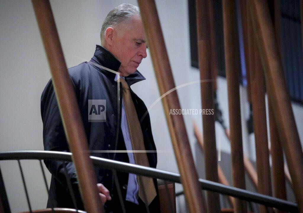Pittsburgh Steelers owner Arthur Rooney II leaves after NFL owners meet to discuss a proposed labor agreement, Thursday Feb. 20, 2020, in New York. (AP Photo/Bebeto Matthews)