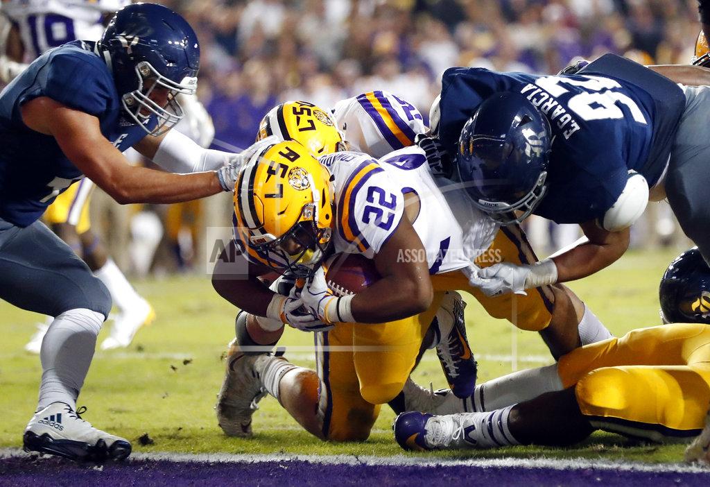 Gerald Herbert LSU running back Clyde Edwards-Helaire (22) carries for a touchdown in the first half of an NCAA college football game against Rice in Baton Rouge, La., Saturday, Nov. 17, 2018. (AP Photo/Gerald Herbert)