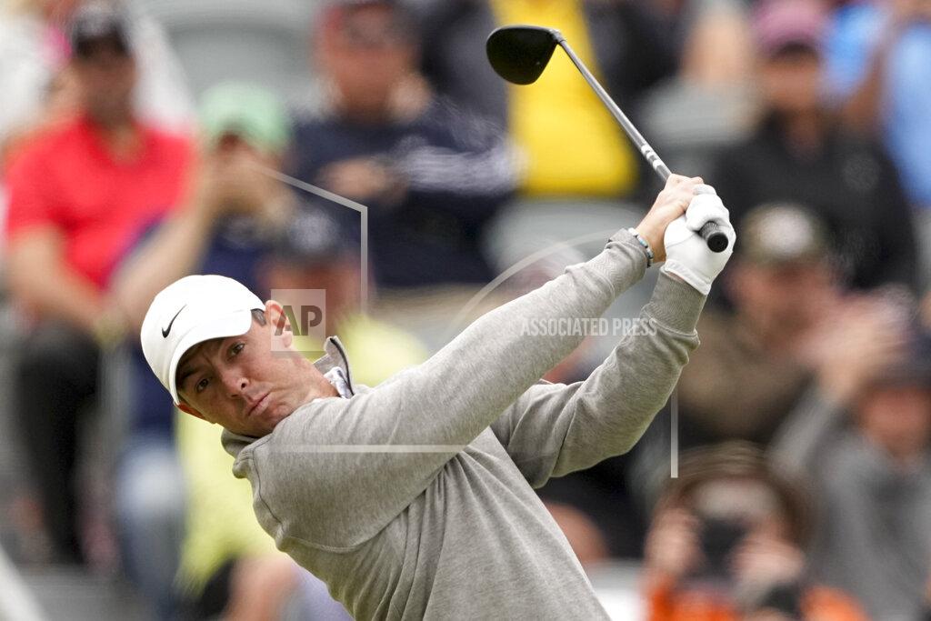 Matt York Rory McIlroy, of Northern Ireland, watches his tee shot on the 10th hole during the final round of the PGA Championship golf tournament at Southern Hills Country Club, Sunday, May 22, 2022, in Tulsa, Okla. (AP Photo/Matt York)