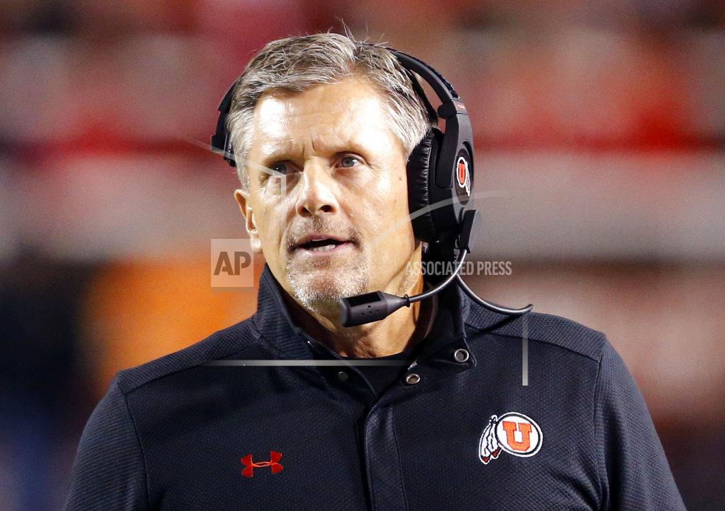 Rick Bowmer Utah head coach Kyle Whittingham looks at the scoreboard in the second half during an NCAA college football game against Southern California Saturday, Oct. 20, 2018, in Salt Lake City. (AP Photo/Rick Bowmer)