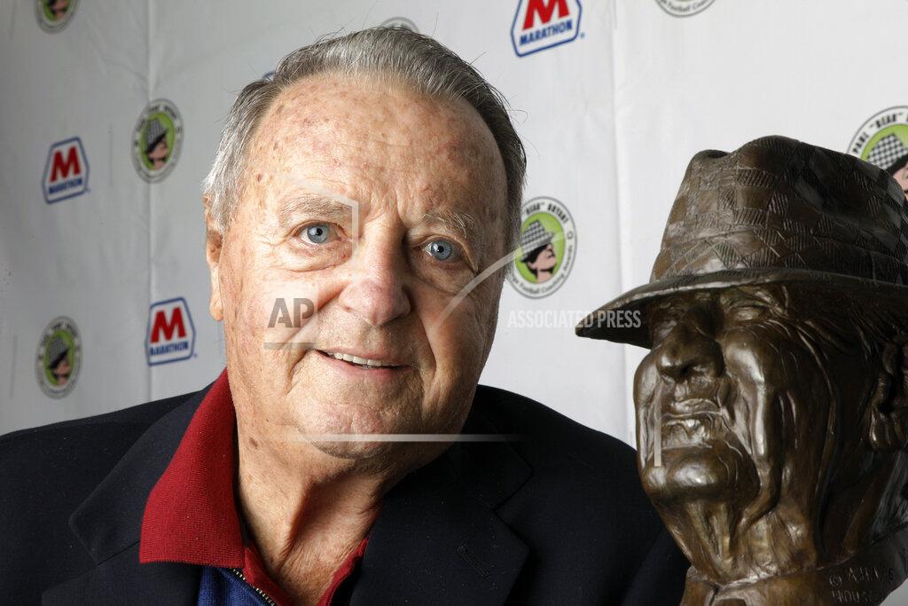 David J. Phillip FILE - In this Jan. 18, 2011, file photo, Bobby Bowden poses with the Paul "Bear" Bryant College Coach of the Year Award in Houston. The legendary college football coach announced Wednesday, July 21, 2021, that he has been diagnosed with a terminal medical condition. (AP Photo/David J. Phillip, File)