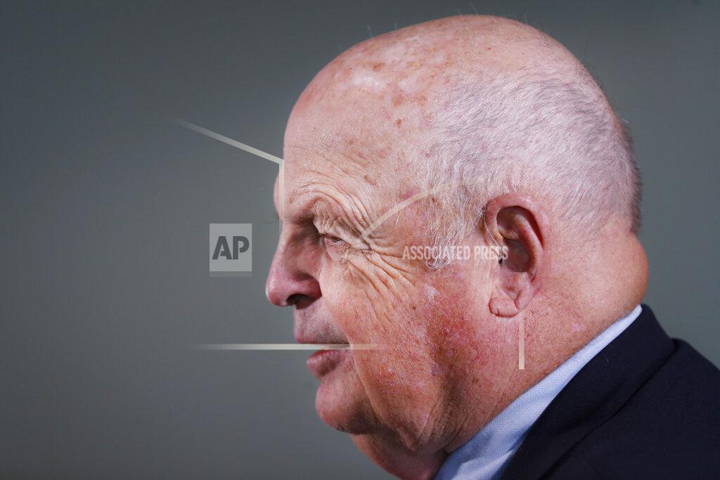 John Minchillo Mike Brown, owner of the Cincinnati Bengals NFL football team, speaks while being interviewed at Paul Brown Stadium during the team's media luncheon, Tuesday, July 23, 2019, in Cincinnati. (AP Photo/John Minchillo)