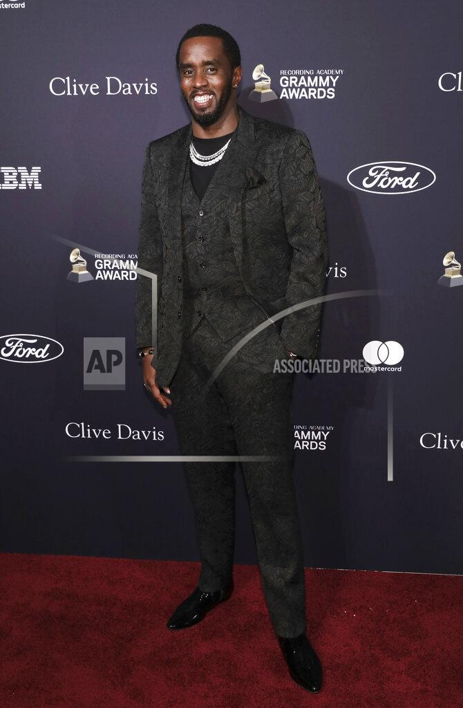 Mark Von Holden FILE - In this Jan. 25, 2020 file photo, Sean Combs arrives at the Pre-Grammy Gala And Salute To Industry Icons at the Beverly Hilton Hotel in Beverly Hills, Calif. Combs turns 52 on Nov. 4. (Photo by Mark Von Holden/Invision/AP, File)