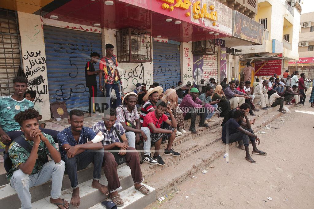 Marwan Ali People stage a sit-in demanding a return to civilian rule and to protest the nine people who were killed in anti-military demonstrations last month, in Khartoum, Sudan, Monday, July 4, 2022. (AP Photo/Marwan Ali)
