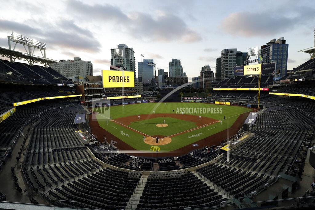 Gregory Bull The San Diego Padres play the Arizona Diamondbacks during the sixth inning of a baseball game Friday, July 24, 2020, in San Diego. (AP Photo/Gregory Bull)