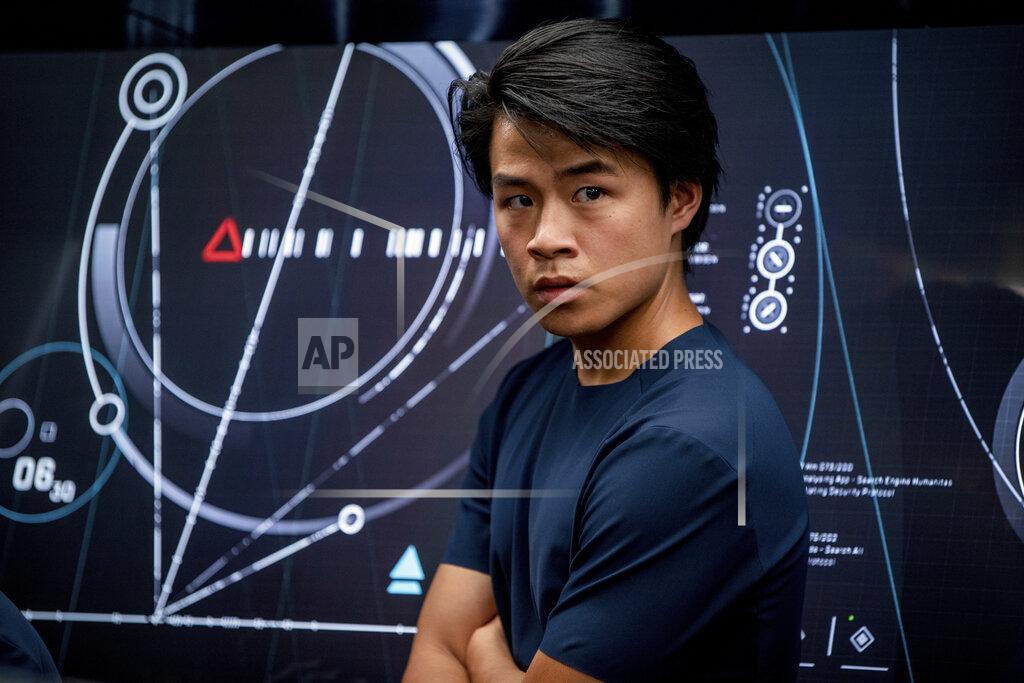 Uncredited This image released by Lionsgate shows Wern Lee in a scene from "Voyagers." (Lionsgate via AP)
