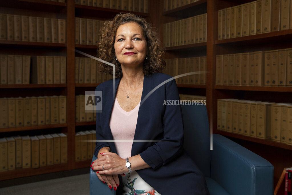 Amanda Andrade-Rhoades The National Labor Relations Board's top prosecutor, Jennifer Abruzzo, poses for a portrait at National Labor Relations Board headquarters in Washington on Monday, June 13, 2022. (AP Photo/Amanda Andrade-Rhoades)