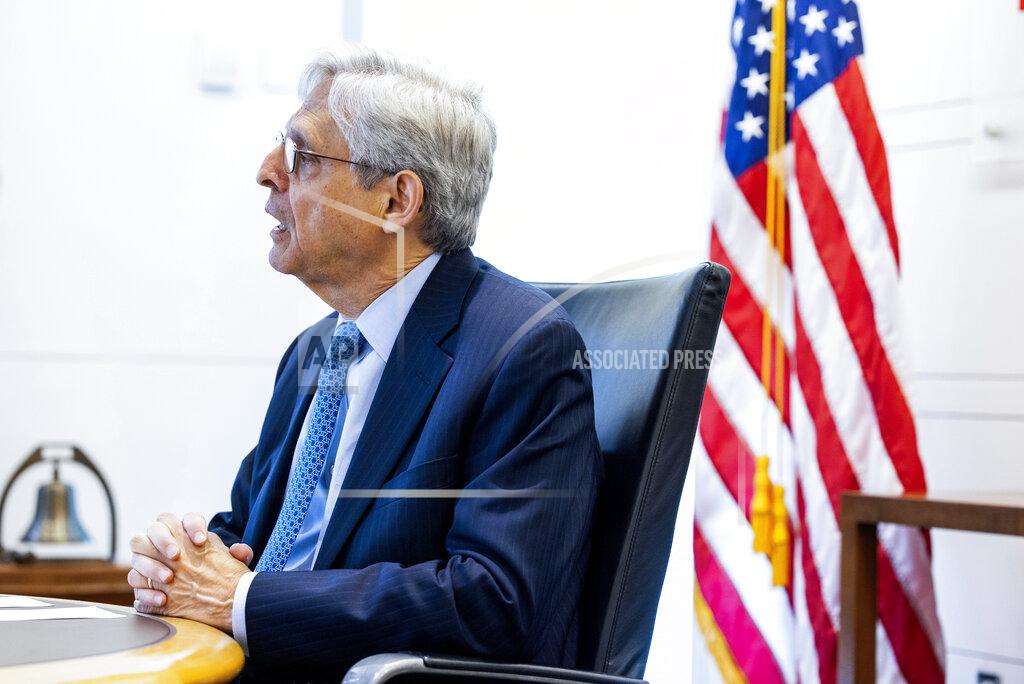Jim Lo Scalzo Attorney General Merrick Garland speaks at the Bureau of Alcohol, Tobacco and Firearms (ATF) in Washington, Thursday, July, 22 2021. (Jim Lo Scalzo/Pool via AP)
