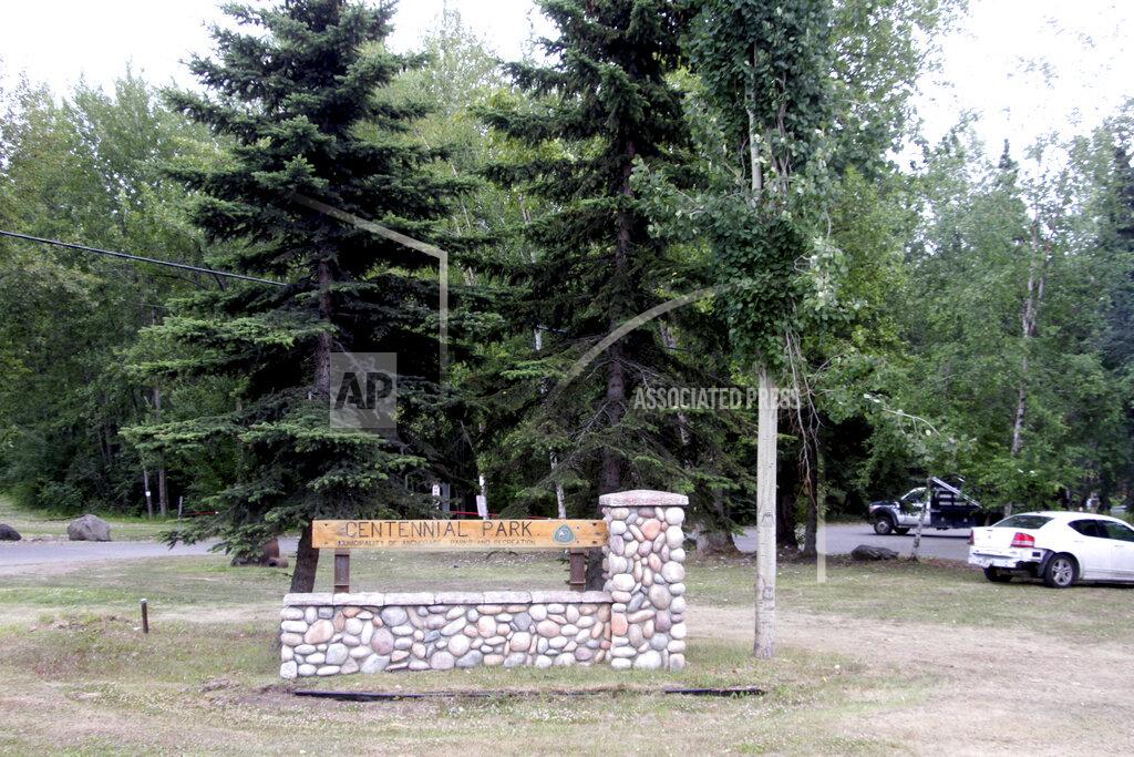 Mark Thiessen Tents are shown Wednesday, July 6, 2022, inside Centennial Park in Anchorage, Alaska. State wildlife officials have killed four black bears in a campground recently set aside for the city's homeless population after Anchorage's largest shelter was closed. (AP Photo/Mark Thiessen)