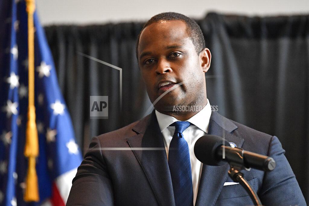Timothy D. Easley FILE - Kentucky Attorney General Daniel Cameron speaks during a news conference in Frankfort, Ky., Wednesday, Sept. 23, 2020. The Republican attorneys general of Kentucky and Tennessee have added their voices objecting to a rule in the $1.9 trillion pandemic relief plan that bars states from using its funds to offset tax cuts. Accusing the federal government of an “unprecedented power grab," Kentucky Attorney General Daniel Cameron and Tennessee Attorney General Herbert Slatery III filed suit Tuesday, April 6, 2021 in a federal district court in Kentucky. (AP Photo/Timothy D. Easley)