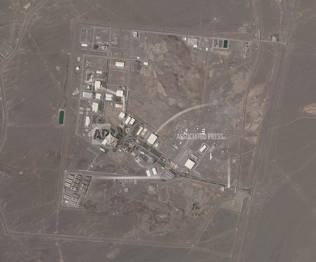 Planet Labs Inc. A satellite photo from Planet Labs Inc. shows Iran's Natanz nuclear facility on Wednesday, April 14, 2021. Iran’s supreme leader says the offers being made at the Vienna talks over his country’s tattered nuclear deal “are not worth looking at.” Ayatollah Ali Khamenei made the comment Wednesday in a speech on the first day of Ramadan in Iran.(Planet Labs via AP)