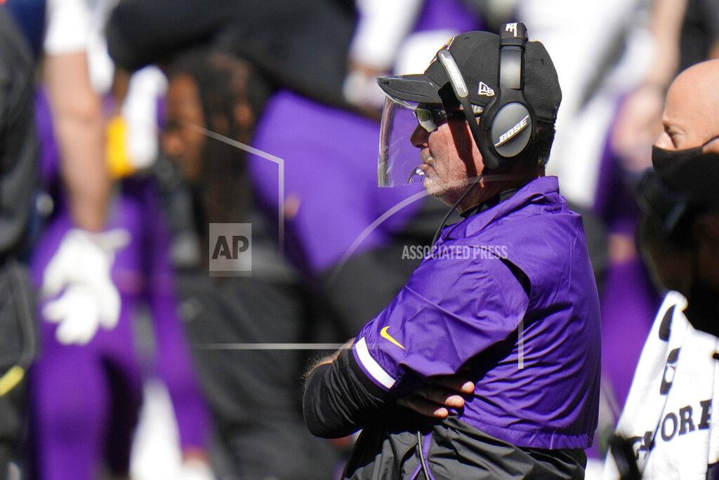 Aj Mast Minnesota Vikings head coach Mike Zimmer watches during the second half of an NFL football game against the Indianapolis Colts, Sunday, Sept. 20, 2020, in Indianapolis. (AP Photo/AJ Mast)