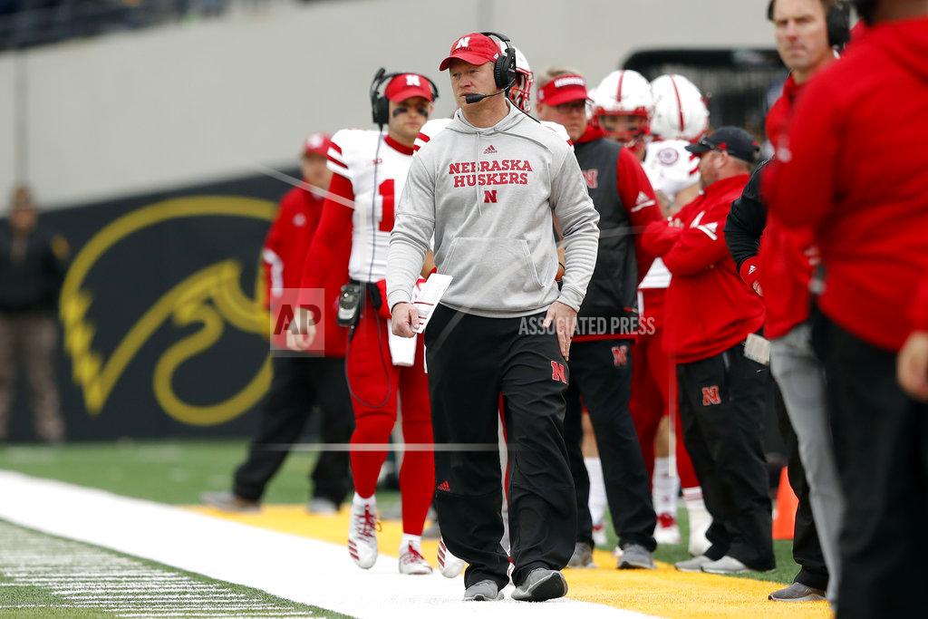 Charlie Neibergall Nebraska head coach Scott Frost watches from the sideline during the second half of an NCAA college football game against Iowa, Friday, Nov. 23, 2018, in Iowa City, Iowa. Iowa won 31-28. (AP Photo/Charlie Neibergall)