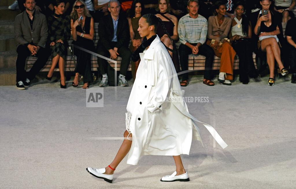Bebeto Matthews The latest fashion from Proenza Schouler is modeled during New York's Fashion Week, Wednesday Sept. 8, 2021. (AP Photo/Bebeto Matthews)