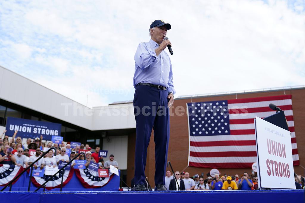 Biden touts unions, job creation during Philadelphia La... - Vimarsana News