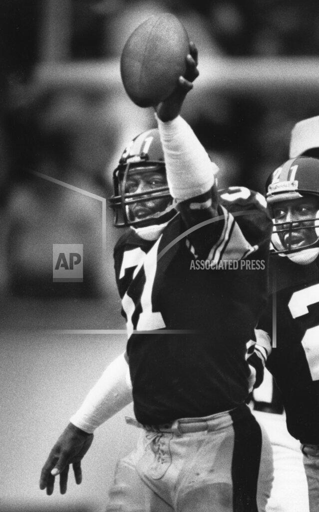 Uncredited In this Dec. 7, 1986, photo, Pittsburgh Steelers Donnie Shell holds up his 50th intercepted football pass in the third quarter of an NFL football game against the Detroit Lions in Pittsburgh. Donnie Shell knew he was ahead of his time. It's why the Pittsburgh Steelers safety never worried about whether he'd get into the Hall of Fame. His long wait ended this week, when he got the call more than 30 years after playing his final game. (Pittsburgh Post-Gazette via AP)