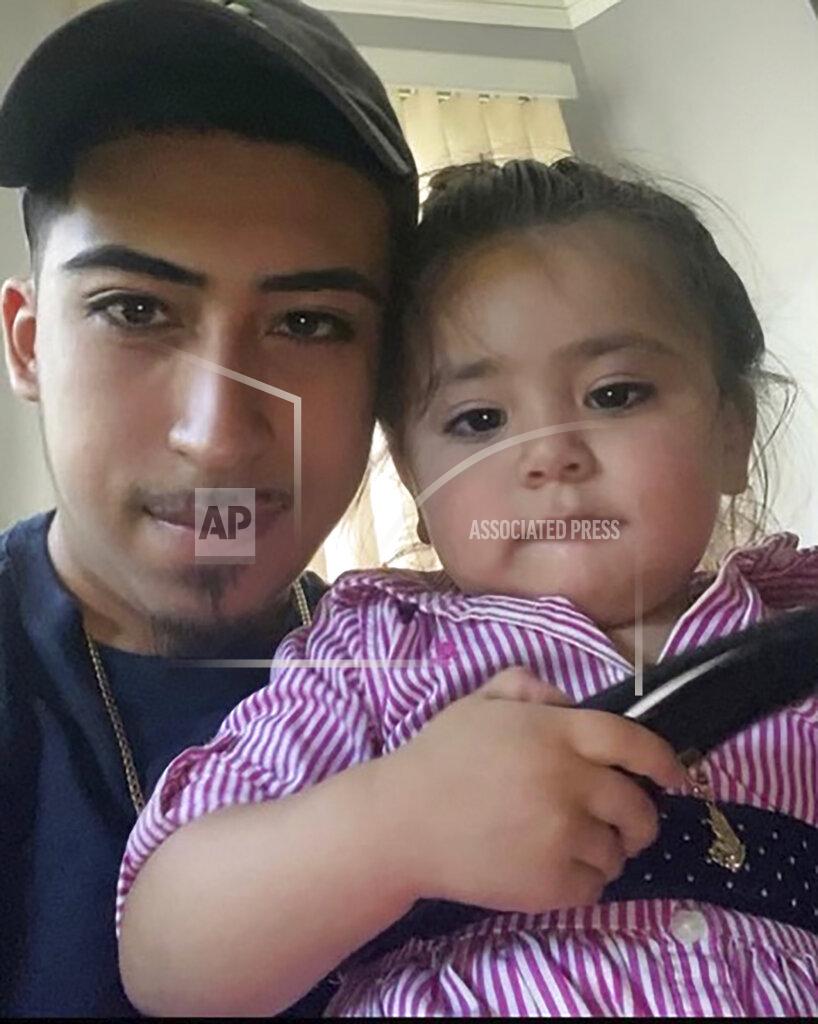 Uncredited This undated family photo provided by Todd Pugh and Tania Dimitrova, Attorneys for the Alvarez family, shows Anthony Alvarez with his daughter in Chicago. Alvarez was shot and killed after a foot chase with Chicago Police on March 31, 2021. (Courtesy Giselle Higuera and the Alvarez family via AP)