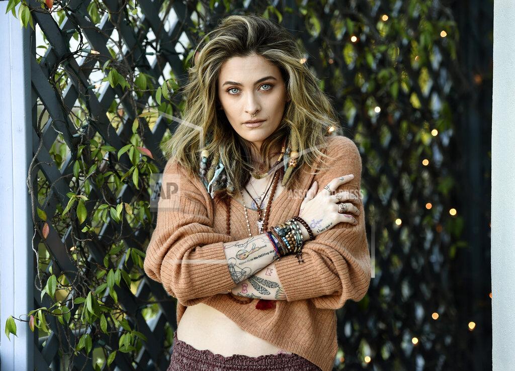 Paris Jackson poses for a portrait in Beverly Hills, Calif., on Oct. 27, 2020, to promote her debut solo album "Wilted," releasing on Nov. 13. Her new single “Let Down” drops Friday, Oct. 30. (AP Photo/Chris Pizzello)