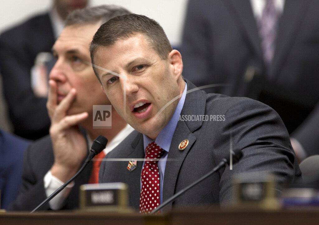 Carolyn Kaster FILE - In this May 16, 2013, file photo, Rep. Markwayne Mullin, R-Okla. speaks on Capitol Hill in Washington. Family businesses of two Oklahoma congressmen received at least $1.8 million from a federal rescue package meant to keep small businesses afloat during the coronavirus pandemic, according to data released Monday, July 5, 2020, by the U.S. Treasury Department. Four businesses owned by U.S. Rep. Mullin received between $800,000 and $1.9 million from the Paycheck Protection Program, (AP Photo/Carolyn Kaster, File)