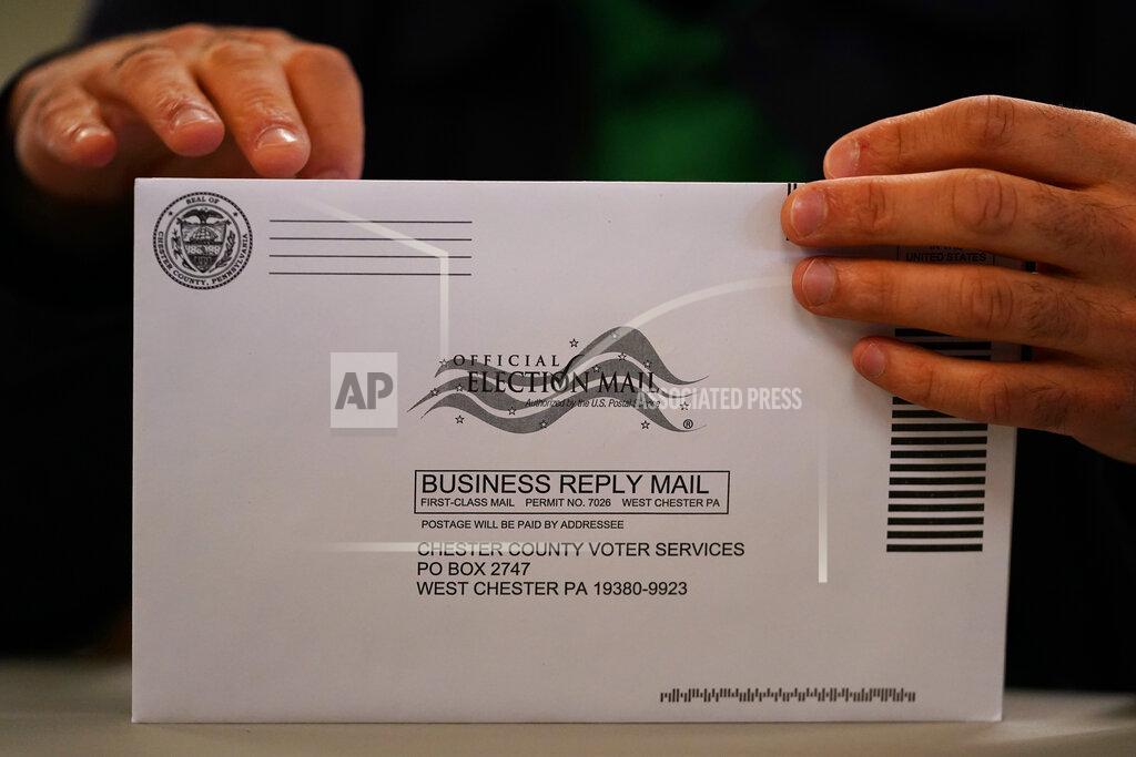 Matt Slocum A Chester County election worker processes ballots for the Pennsylvania primary election at the Chester County Voter Services office, Thursday, May 19, 2022, in West Chester, Pa. (AP Photo/Matt Slocum)