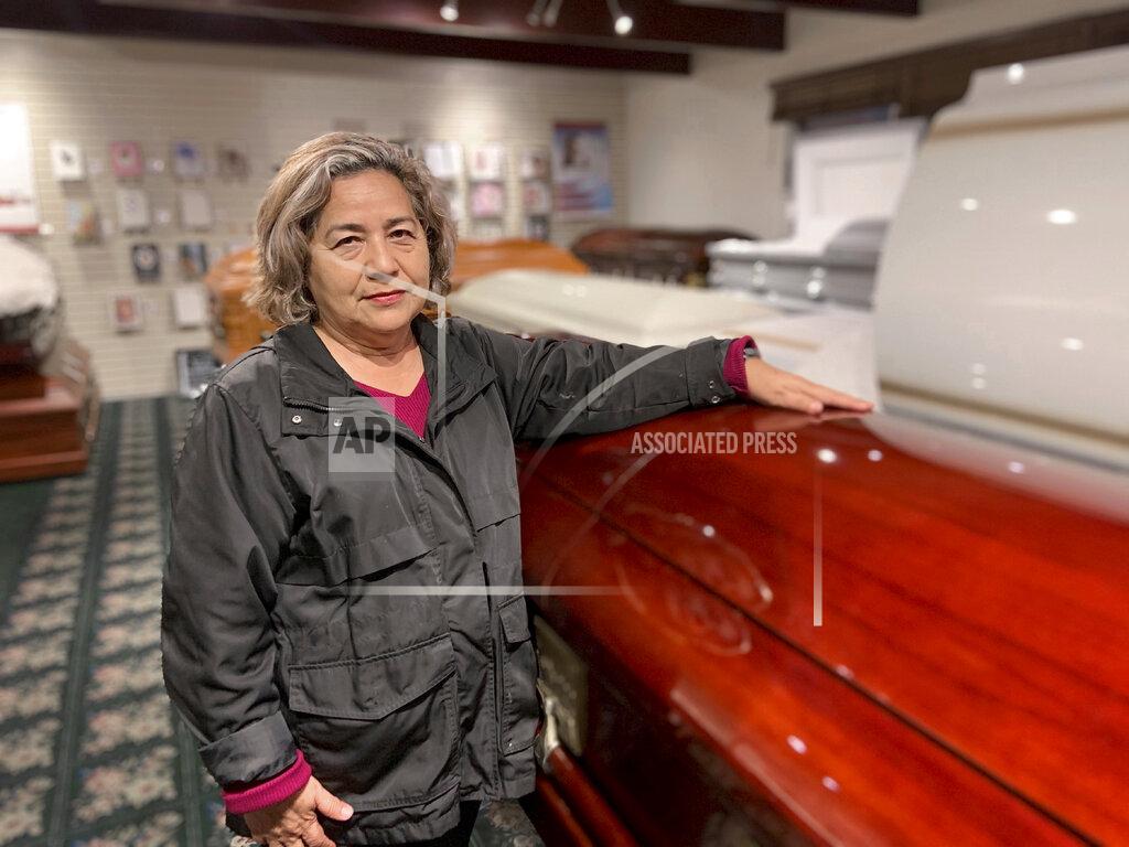 Magda Maldonado Magda Maldonado, owner of Continental Funeral Home in Los Angeles, poses in her mortuary on Dec. 30, 2020. Southern California funeral homes are turning away bereaved families because they're running out of space for all the bodies piling up during an unrelenting coronavirus surge that has sent COVID-19 death rates to new highs. "I've been in the funeral industry for 40 years and never in my life did I think that this could happen, that I'd have to tell a family 'no, we can't take your family member,'" said Maldonado. (Magda Maldonado via AP