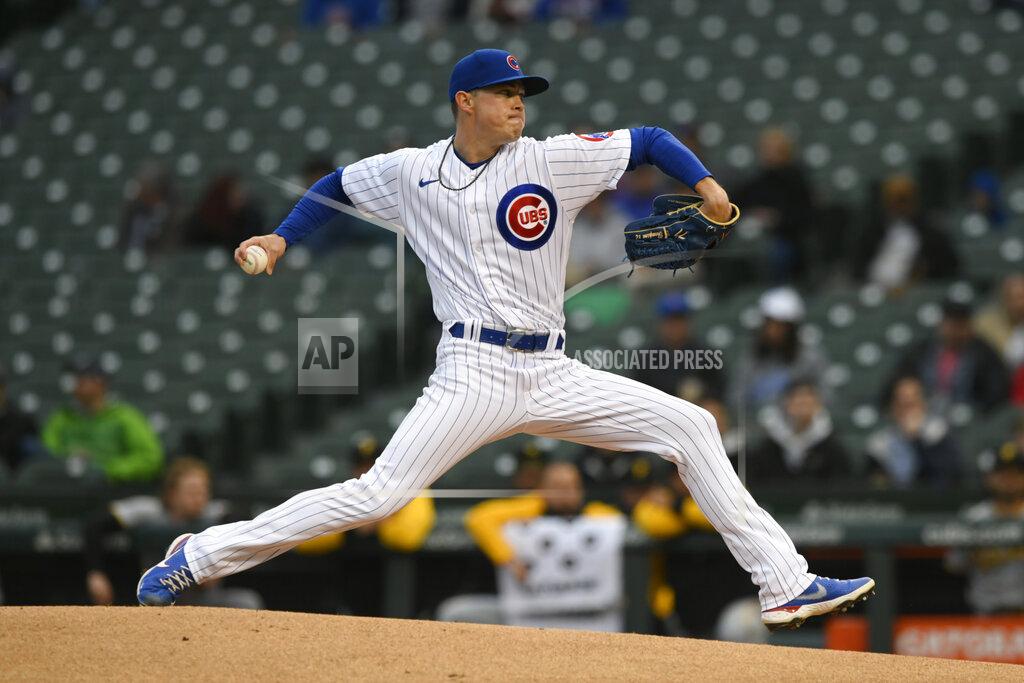 Paul Beaty Chicago Cubs starter Keegan Thompson delivers a pitch during the first inning of a baseball game against the Pittsburgh Pirates Tuesday, May 17, 2022, in Chicago. (AP Photo/Paul Beaty)