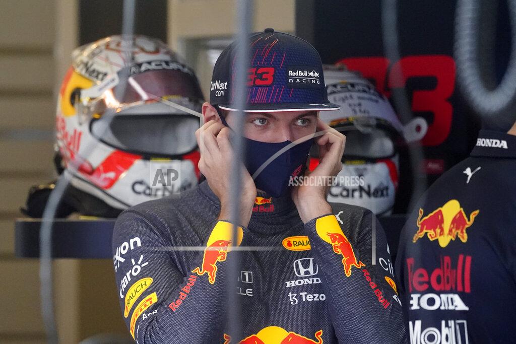 Darron Cummings Red Bull driver Max Verstappen, of the Netherlands, covers his ears before a practice session for the F1 US Grand Prix auto race at the Circuit of the Americas, Friday, Oct. 22, 2021, in Austin, Texas. (AP Photo/Darron Cummings)