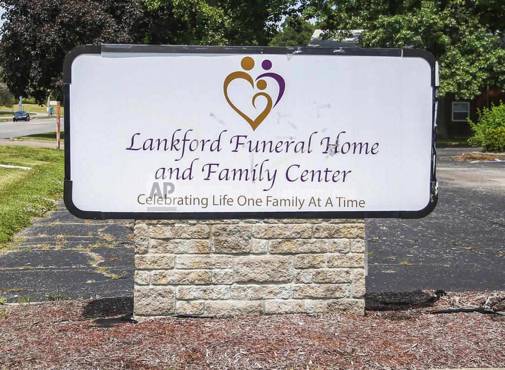 Joseph Cooke The Lankford Funeral Home and Family Center sign stands outside the business, in Jeffersonville, Ind., Saturday, July 2, 2022. Police are investigating after more than 31 bodies, some decomposing, were found inside the southern Indiana funeral home the day before. (Joseph Cooke/Courier Journal via AP)