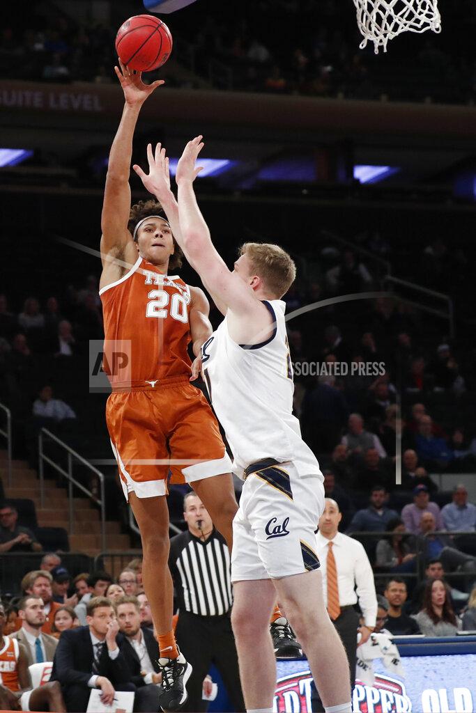 No. 22 Texas beats Cal in 2K Empire Classic consolation