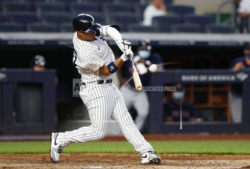 Noah K. Murray New York Yankees' Gleyber Torres hits a home run in the fourth inning against the Boston Red Sox during a baseball game Saturday, June 5, 2021, in New York. (AP Photo/Noah K. Murray)