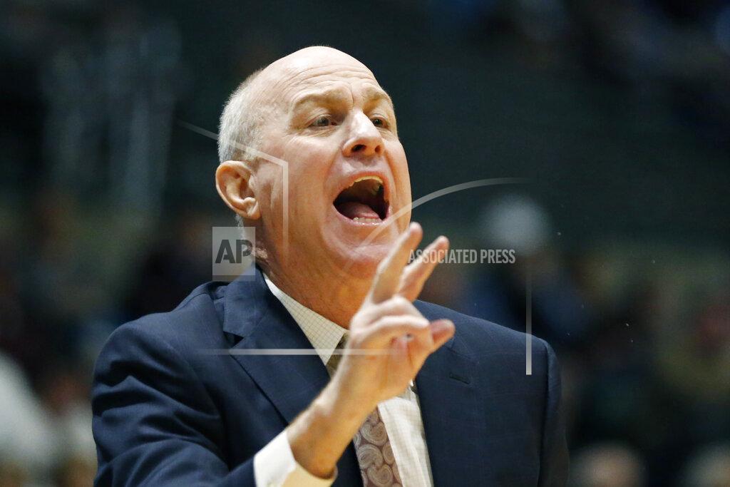 Rogelio V. Solis Mississippi State head coach Ben Howland calls to his players during the second half of an NCAA college basketball game against New Mexico State, Sunday, Dec. 22, 2019, in Jackson, Miss. (AP Photo/Rogelio V. Solis)