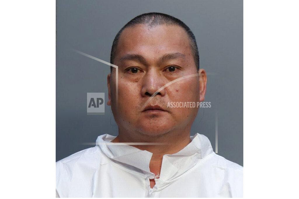 Uncredited This photo provided by the Miami-Dade Corrections & Rehabilitation Department shows Wu Chen. Chen, the suspect in the weekend killings of four people at a marijuana farm in Oklahoma, was arrested Tuesday, Nov. 22, 2022, by officers in South Florida, police said. (Miami-Dade Corrections & Rehabilitation Department via AP)